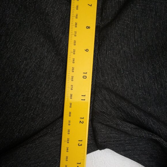 Betty Rubin Ladies Black w/ Tiny Silver Fleck Straight Leg Dress Pants - Picture 8 of 9